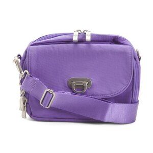 BAGGALLINI Nylon Coastal Flip Lock Camera Bag Crossbody